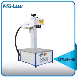 2016 Sopstvena dizajnirana integrisana mašina za lasersko označavanje mini vlakana na metalu za prodaju