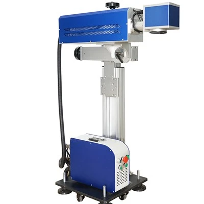 CO2 laserska mašina za označavanje sa CCD kamerama i pokretnom trakom za montažnu liniju